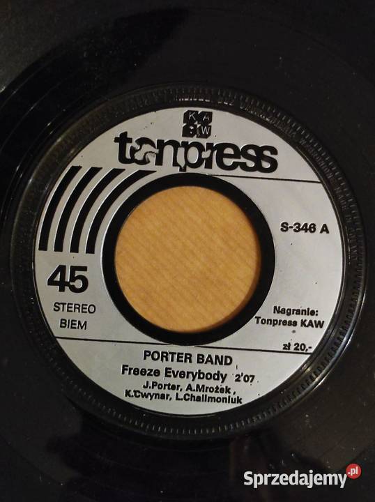 1980 Tonpress S346 Porter Band Płyta gramofonowa Kielce sprzedam