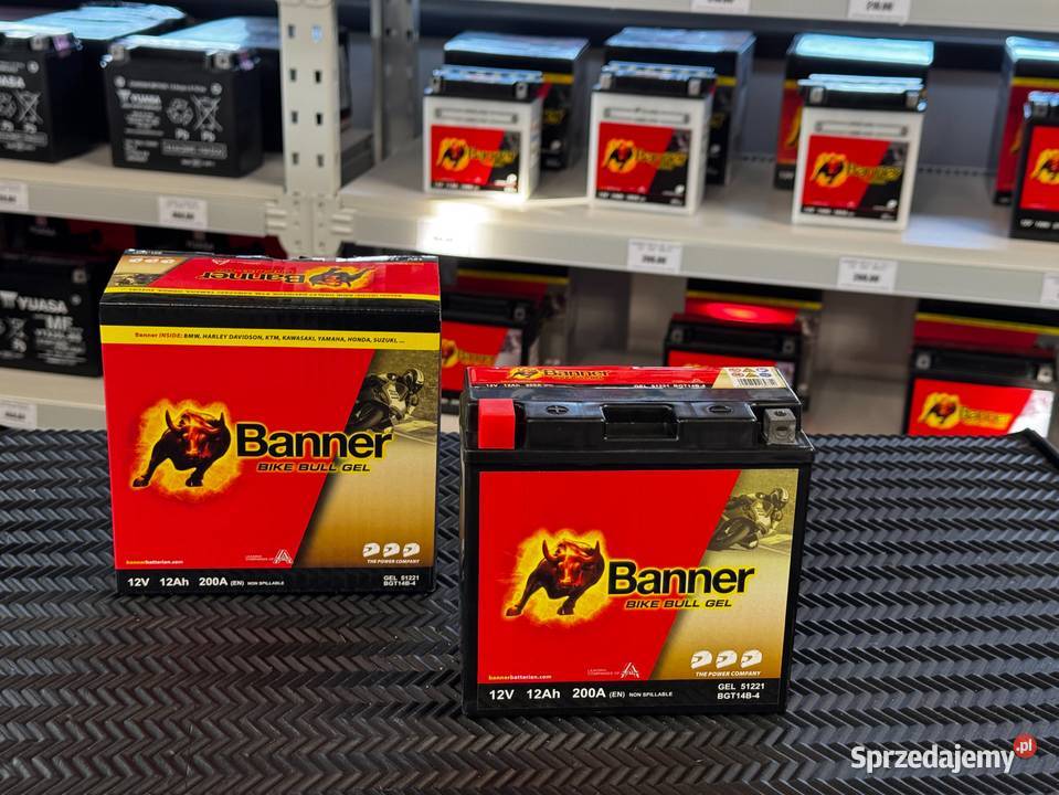 Akumulator BGT14B4 12V 12Ah Banner 51221 Motoryzacja podkarpackie sprzedam
