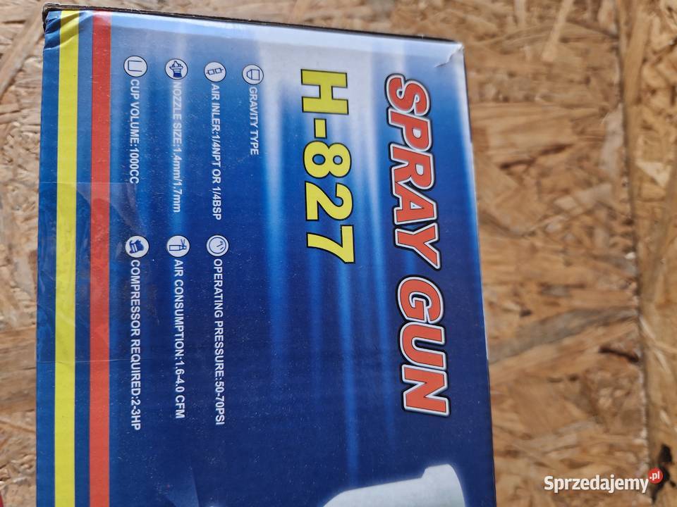 Pistolet natryskowy lakierniczy niskociśnieniowy wielkopolskie Głogowa