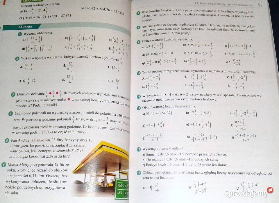 Liczy się matematyka Kl 1 Podręcznik Gimnazjum lubelskie Chełm