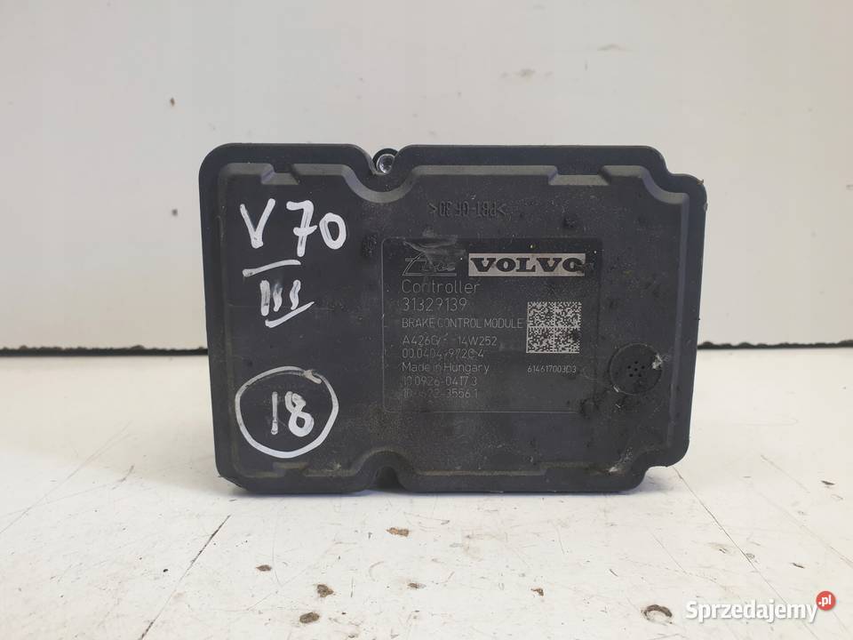 Volvo V70 III S80 II POMPA ABS hamulcowa Janów