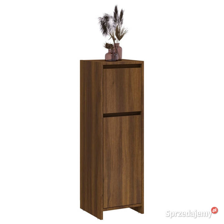 Szafka łazienkowa brązowy dąb 30x30x95 WM815554 Pozostałe
