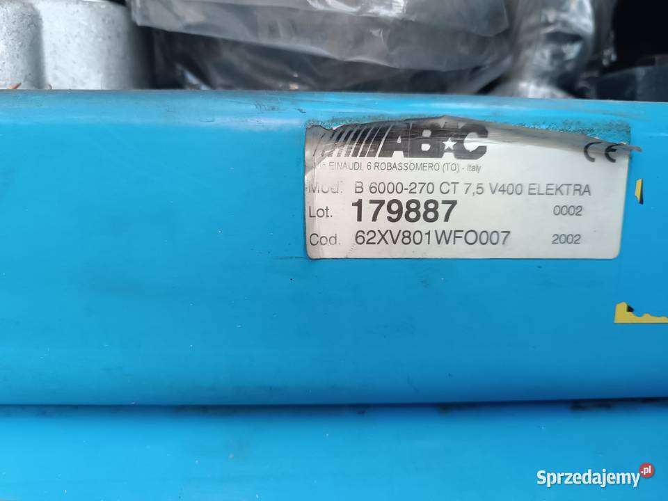 Używana sprężarka ABAC PRO B6000 270 CT75 270 l Łódź