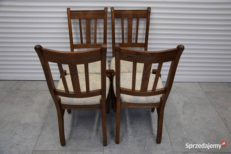 krzesła dębowe 6 sztuk nowe warmińsko-mazurskie Olsztyn