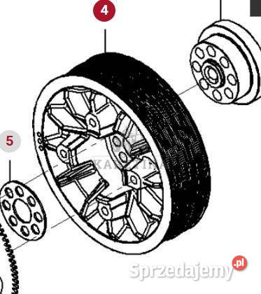 Fendt 936 Gen 7 Silnik D1556LE523 Tłumik Drgań Jastrzębniki
