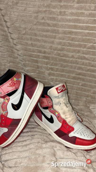 Nike Air Jordan 1 High SpiderMan oryginalne stan Obuwie sportowe Chełmno