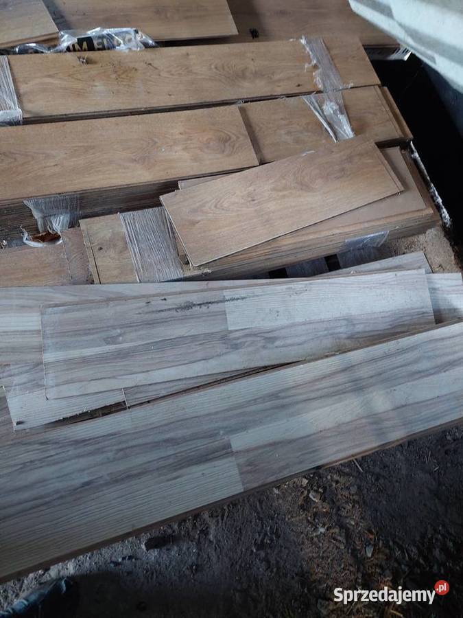 Panele podłogowe brązowe jasne z demontażu 8 40m Czernikowo