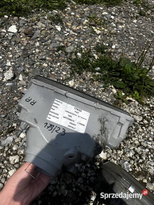 Lampy przód cinquecento Dąbrówka Morska