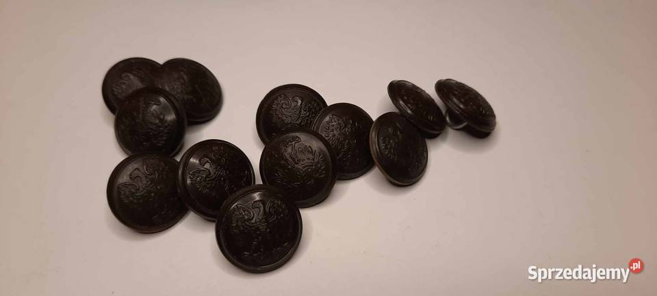 guziki do munduru wojskowego 12 średnica 22 Warszawa