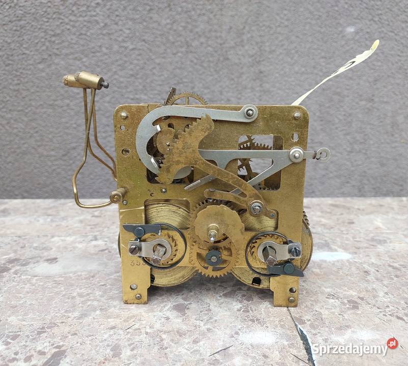 623 Mechanizm małego zegara ściennego Mauthe Tczew sprzedam