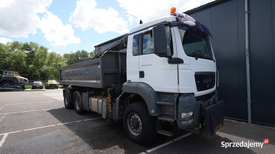 Wywrotka 6x6 z dzwigiem bordmatic Man Tgs Wywrotki Warszawa