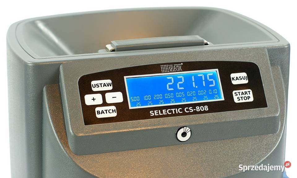 Sorter Liczarka bilonu monet Selectic CS808 Sklep mazowieckie