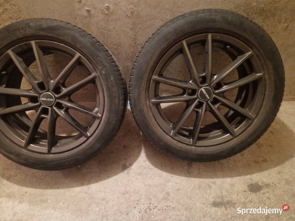 Alufelgi R17 5x112 z oponami letnimi sprzedam