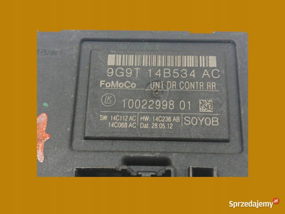 MODUŁ TYŁ LEWY PRAWY KPL 9G9T14B534AC Ford