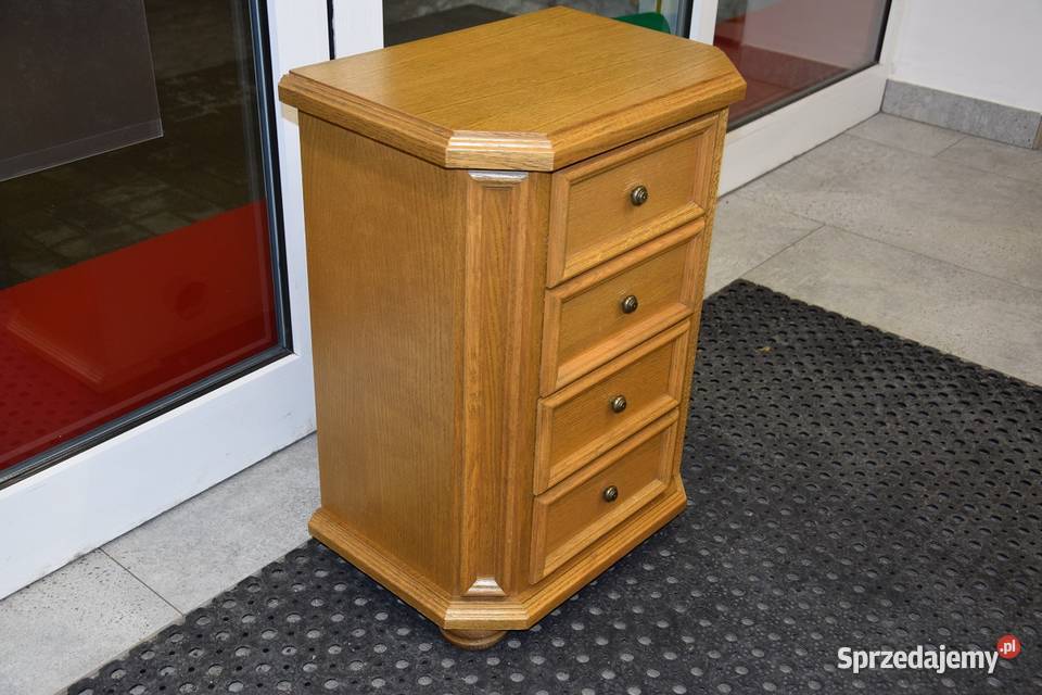 komoda dębowa z szufladami nowa