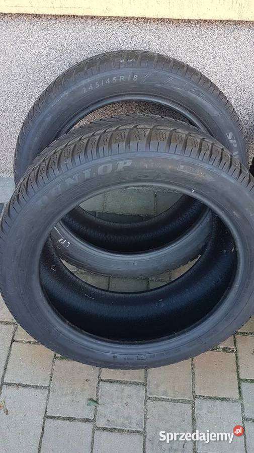 Opona 245 45 R 18 100V Dunlop Winter Sport 3D wielkopolskie Ostrzeszów sprzedam