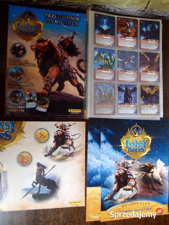 Duża kolekcja Kart Fantasy Riders 336 plansza łódzkie sprzedam