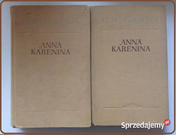 Anna Karenina LTołstoj Uniechowski 1954 powieść Łódź