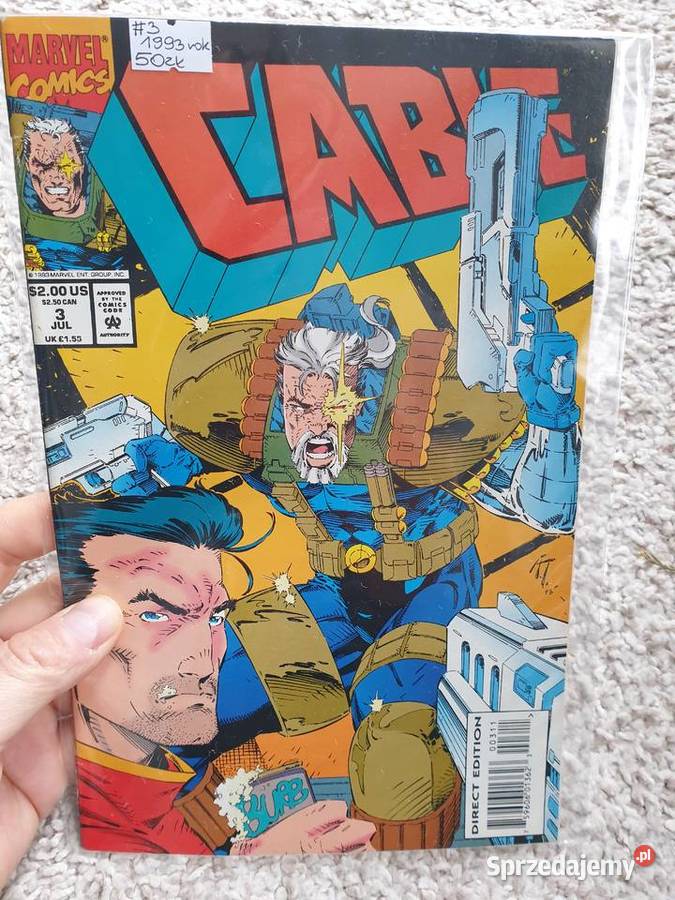 Cable zestaw 7 oryginalnych komiksów Marvel USA Amerykańskie Gdynia