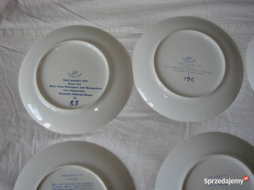 Ystad Julen talerz świąteczny Elgporslin Pruszcz Gdański