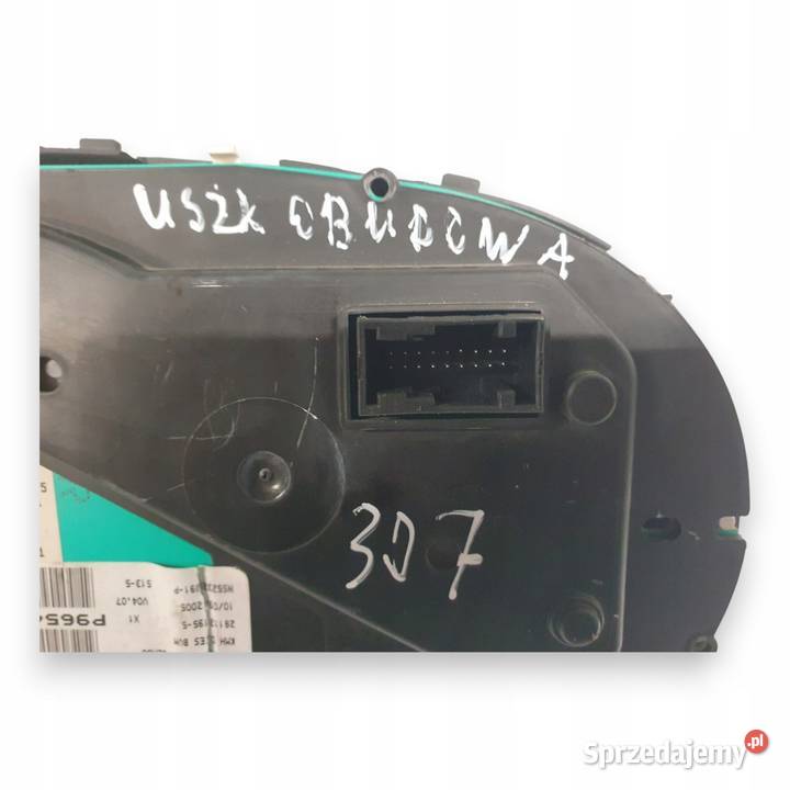 LICZNIK ZEGARY P9654485280 Peugeot 307 14 16 20 sprzedam