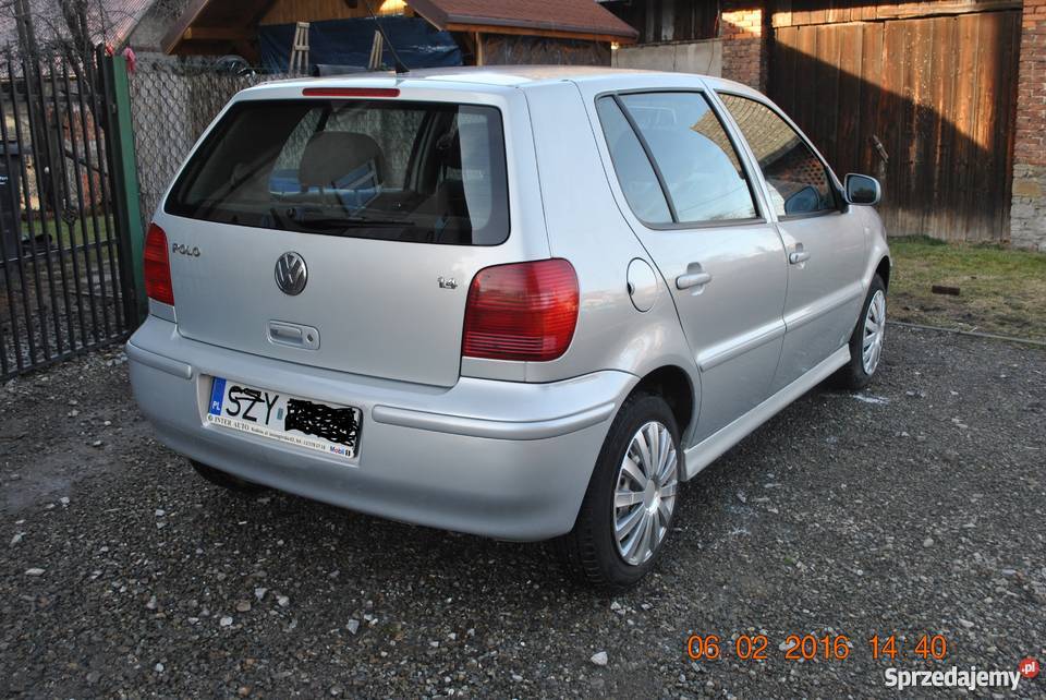 VV Polo 14 benzyna srebrny 2000 Polo śląskie Radziechowy
