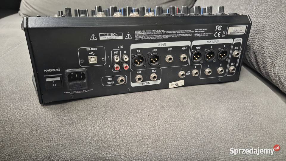 Mikser analogowy RCF E 12 12 kanałów USB DSP FX Miłość sprzedam