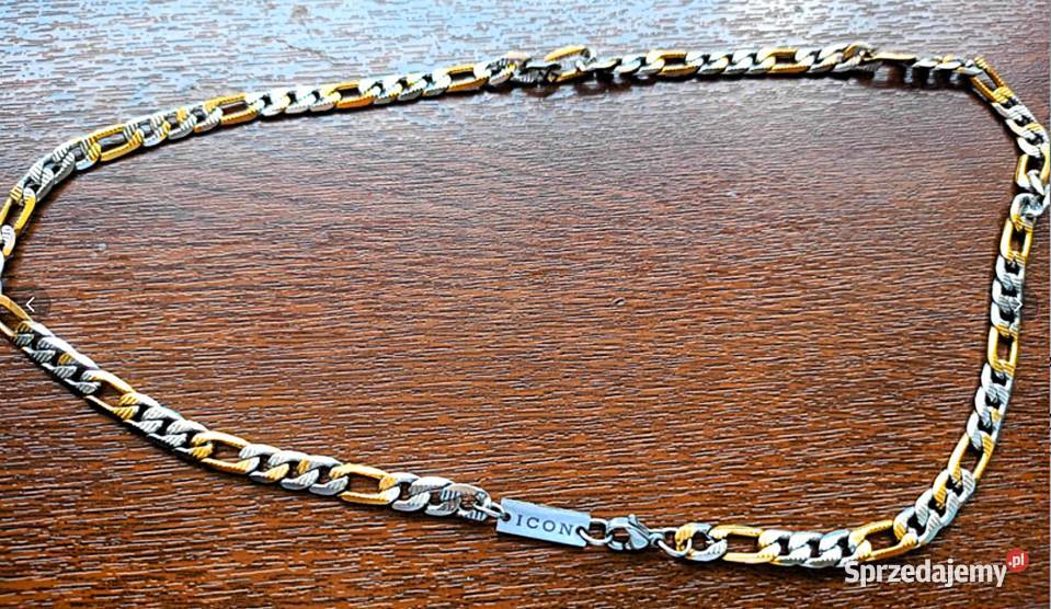 Przepiękny Luksusowy Złoty Łańcuszek 50 Poraj