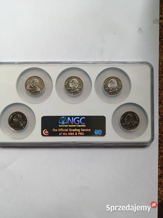 25 centów 2005 S Zestaw NGC PF69 kolekcja USA Potulice