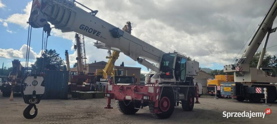 ŻURAW TERENOWY GROVE RT 550E DźWIG BUDOWLANY Poznań