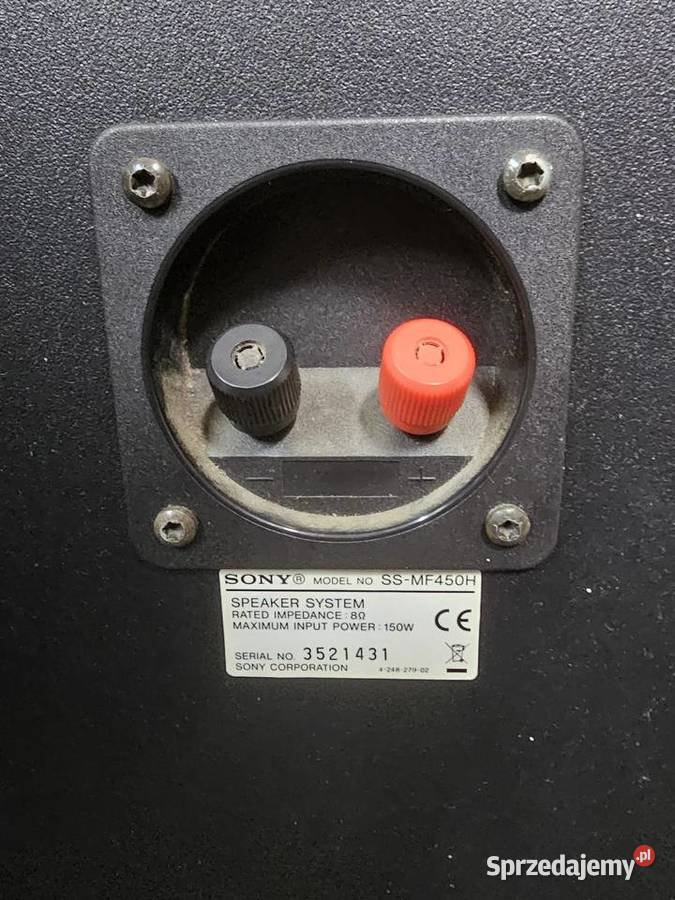 Kolumny stereo SONY SSMF450H 150W x 2 Kraków