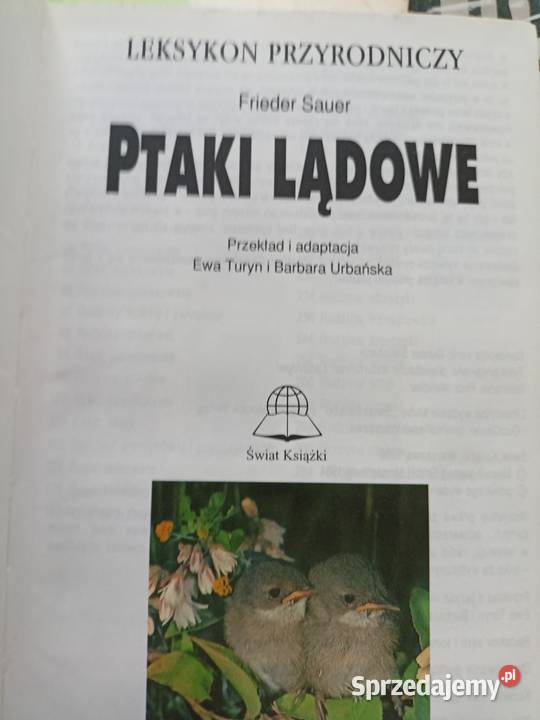 Ptaki lądowe książki Warszawa księgarnia Praga