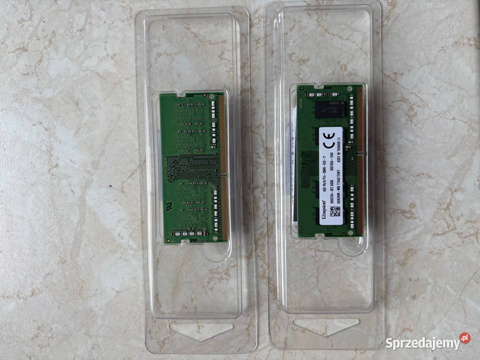Pamięć Kingston RAM DDR4 SODIMM 2x4GB Łódź sprzedam