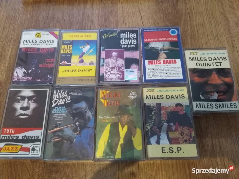 Kasety Miles Davis unikatowy zbiór 17 kaset 1 płyta Włocławek