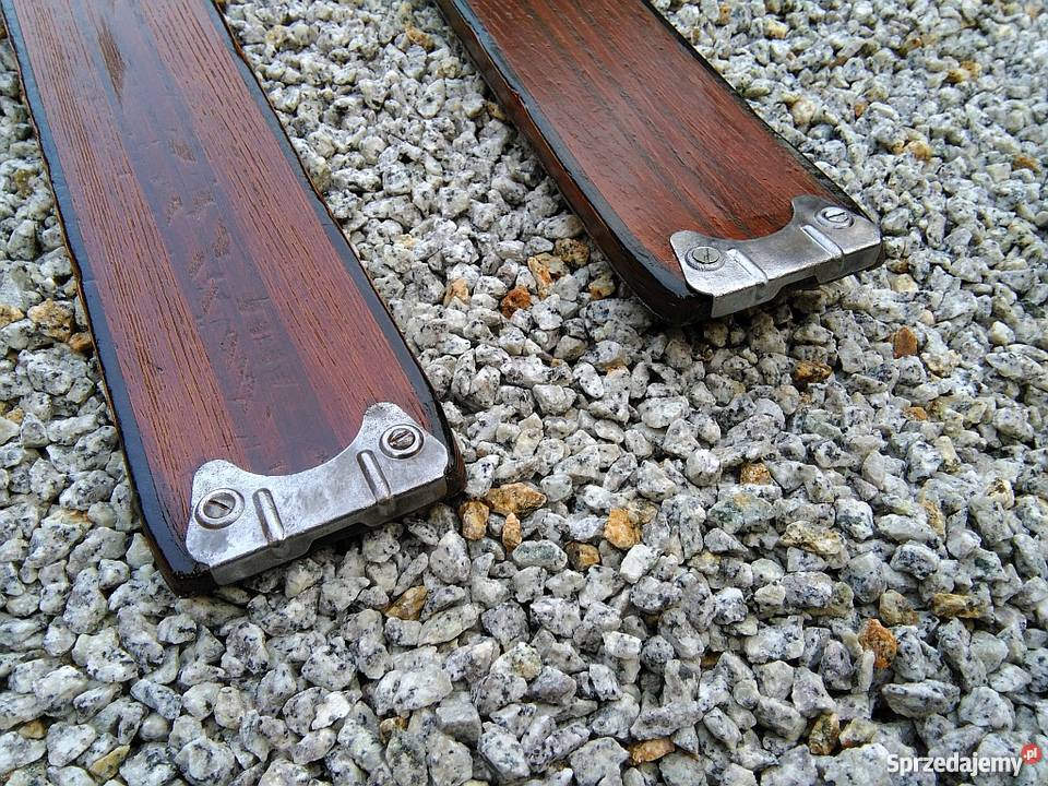 Stare drewniane narty Kandahar Pozostałe Szklarska Poręba