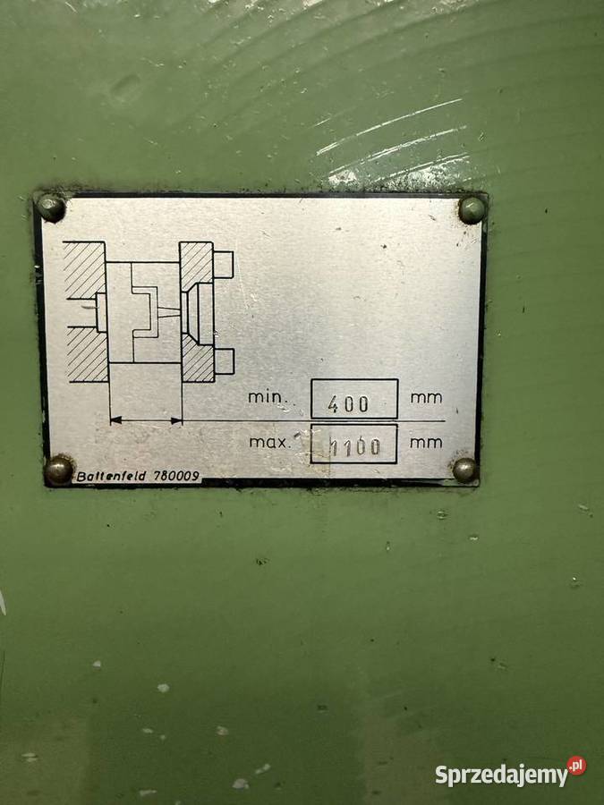 Wtryskarka BATTENFELD BA 65006300 1 Sosnowiec