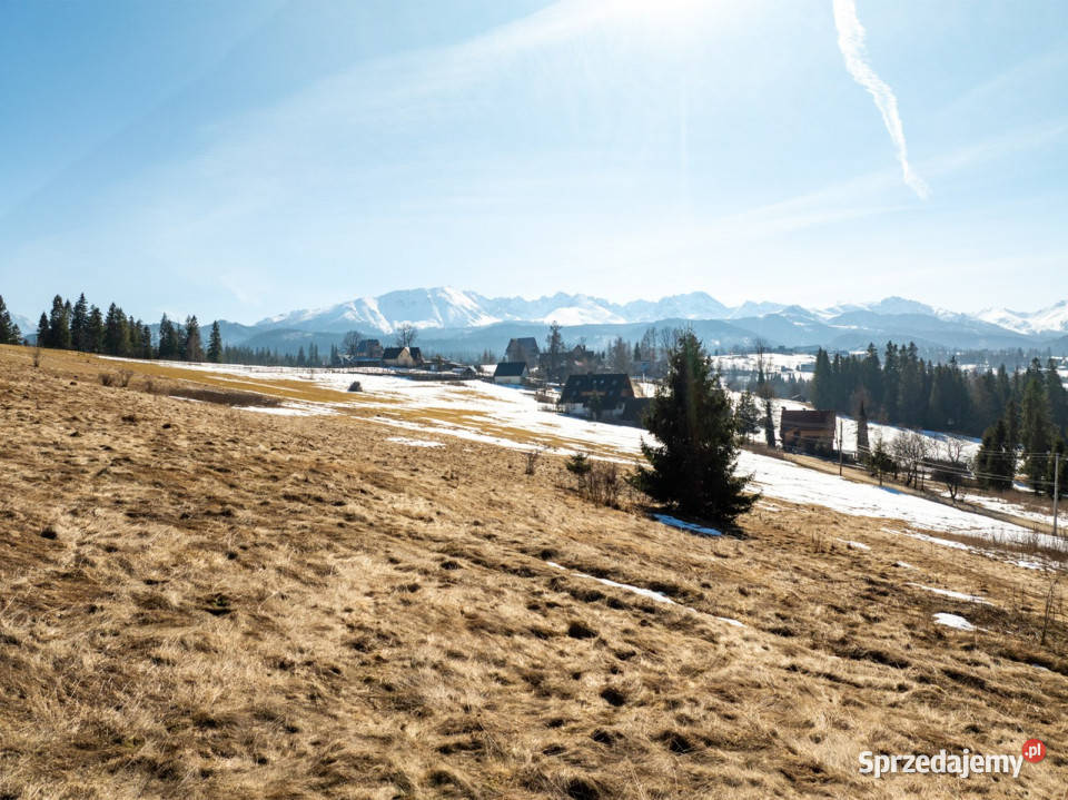 Działka budowlana Zakopane widok spokojna