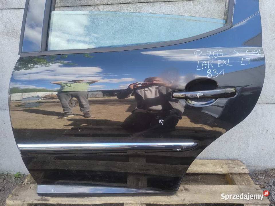 DRZWI LEWY TYŁ EXL PEUGEOT 207 SW