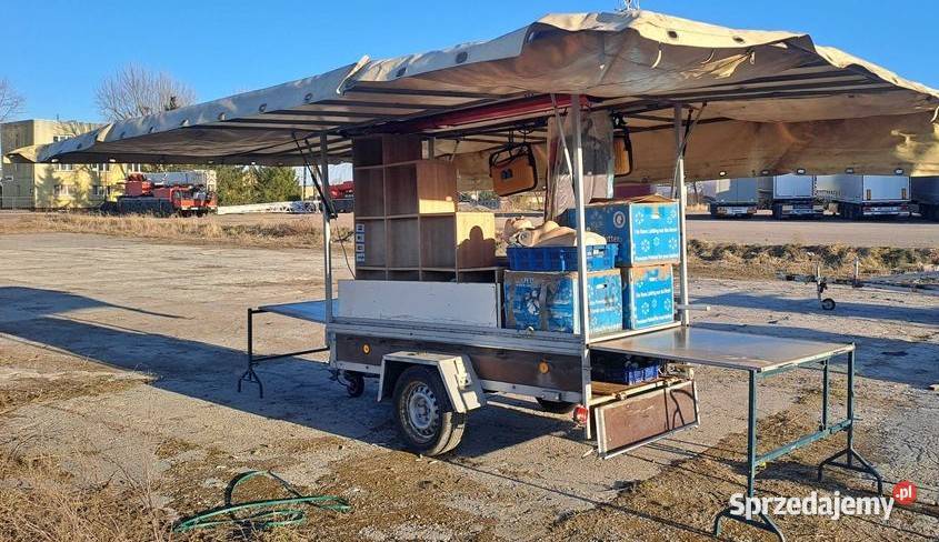 Przyczepa dmc 750 stragan bazar gastronomia Żary