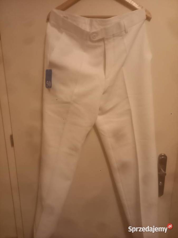 Garnitur męski biały Rozmiar XL Warszawa