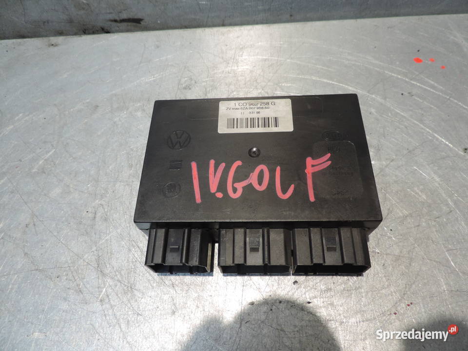 MODUŁ KOMFORTU VW GOLF 4 1C0962258G Rok produkcji 2002 Komputery Nowy Sącz