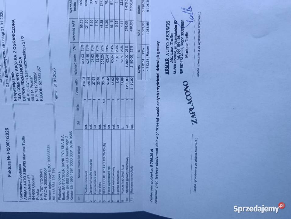 Renault Megane 12 benzyna dużym serwisie 1 benzyna wielkopolskie Oborniki