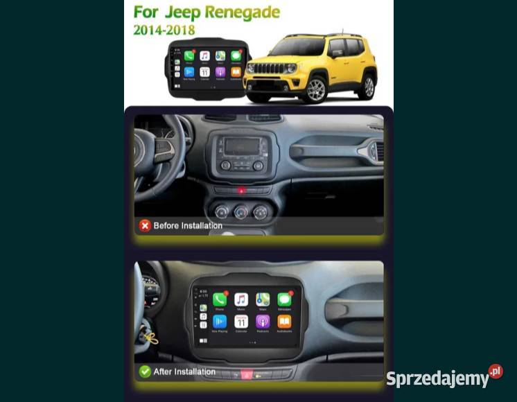 Radio 2din Android 12 Jeep Renegade 20162020r Ożarowice