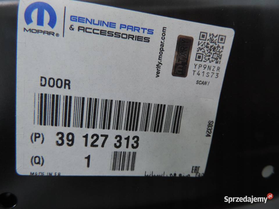 OPEL CROSSLAND X DRZWI LEWE PRZÓD NOWE 13467545 osobowe Drzwi