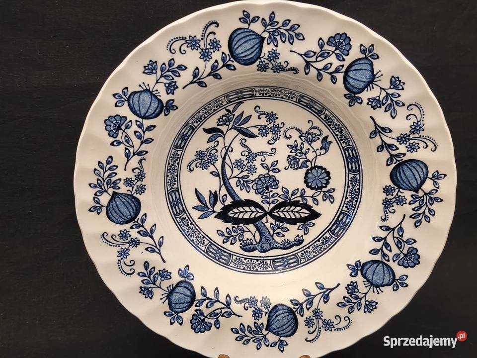 Talerz obiadowy głęboki angielski Crown Clarence Chełm sprzedam