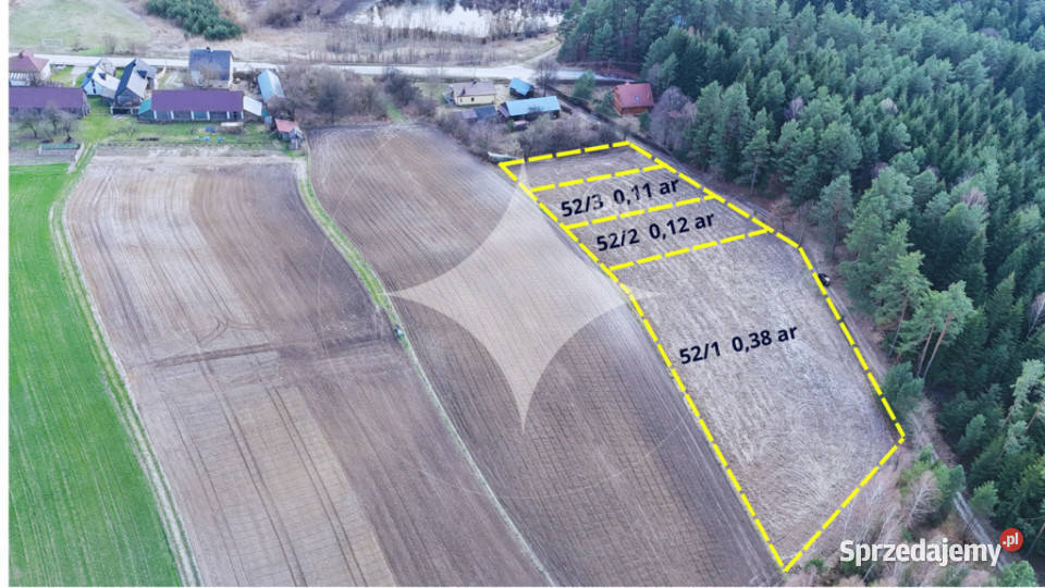 Ucieknij zgiełku działki w Róży gm Susiec lubelskie Róża