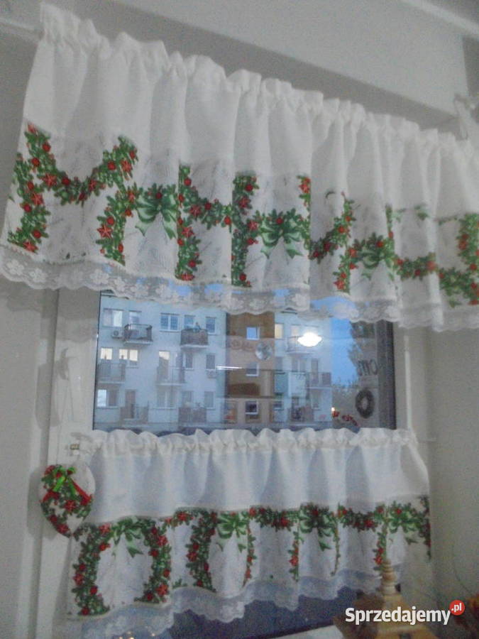 firanki świateczne na okno góra 16047 dół 11838 Włocławek