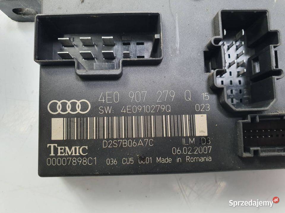 MODUŁ AUDI A8 D3 4E0907279Q Lipno