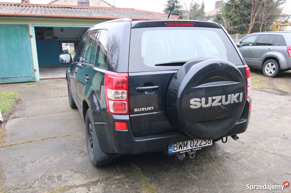 Suzuki Grand Vitara 2007 welurowa tapicerka Wysokie Mazowieckie