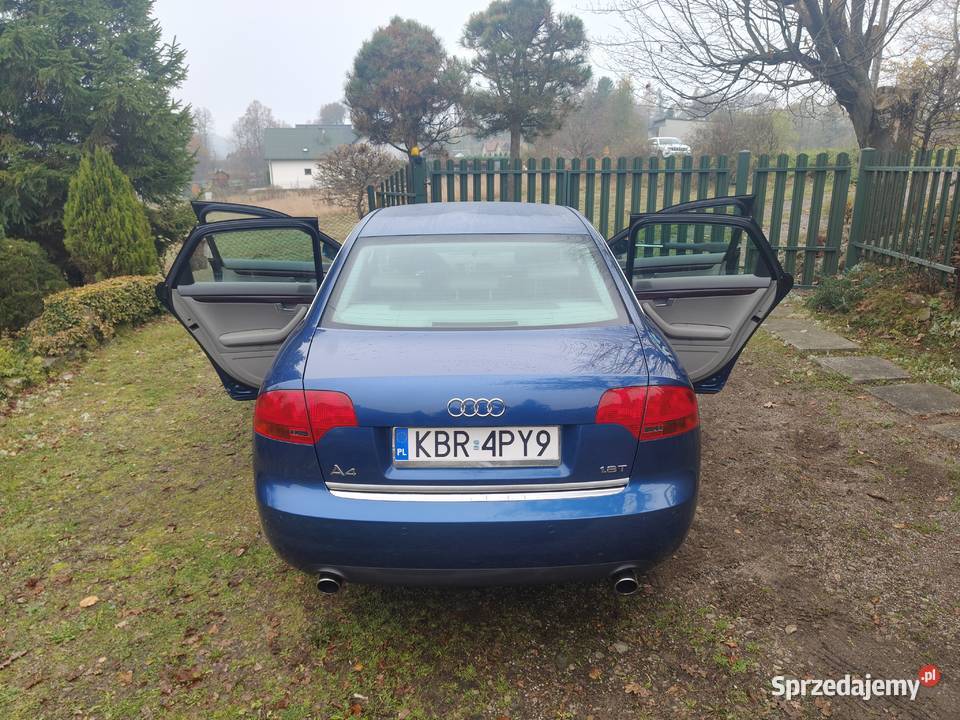 AUDI A4 B7 163 2005 ZADBANY manualna A4 małopolskie Brzesko